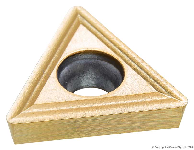 11 mm TPMT TiN Micro-Grain Carbide Semi-Finishing Insert - Pack of 10